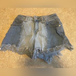 Two Tone Altard State Denim Shorts